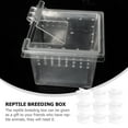 thumbnail image 3 of WRITWAA 10Pcs Breeding Box Transparent Plastic for Transport of Reptile Animals, 3 of 8