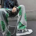 thumbnail image 2 of Pantalones vaqueros para hombre, pantalones rotos, pantalones vaqueros rotos para hombre, hip hop, pierna ancha rasgada con agujeros, ropa de calle, grunge, estilo coreano Y2k, nuevo en, 2 of 5