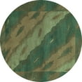 thumbnail image 1 of Ahgly Company Indoor Round Animal Turquoise Blue Modern Area Rugs, 8' Round, 1 of 4