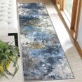 thumbnail image 5 of 2x6 FT Kitchen Runner Rugs Non Skid Washable, Faux Wool Rug Runners for Hallways Bathroom Carpet Runner, Soft Indoor Modern Floor Rug for Entryway Laundry Room, 5 of 11