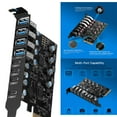 thumbnail image 2 of RYUJNDK PCIE USB3.2 High Speed Expansion Card TypeC + USB3.2 PCI-E X16 for Desktop Computer PCIE USB Adapter, 2 of 13