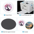 thumbnail image 4 of 3.7x3.7 in Sublimation Magnet Blanks, 10pcs Sublimation Blanks Products Personalized Refrigerator Magnets, Round, 4 of 4