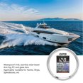 thumbnail image 4 of Digital Navigation Speedometer, 85mm Digital Navigation Speedometer Knots MPH KMH LED Backlight Antifog IP67 Waterproof for 9 to 32V Boat Yacht Car Motorcycle, 4 of 7