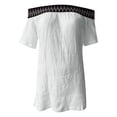thumbnail image 3 of Puntoco moda mujer un hombro camiseta manga corta Casual camiseta tops blusa Puntoco Puntoco-4878, 3 of 3
