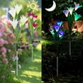thumbnail image 3 of Rirool Solar Garden Lights Outdoor, Waterproof Lily Flower Landscape Lights with Color Changing LED, Solar Powered Yard Patio Lawn Decor, 2 Pack, 3 of 8