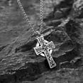 thumbnail image 5 of HZMAN Stainless Steel Celtic Cross Necklace for Men Women Vintage Viking Irish Knot Amulet Pendant Jewelry Gift, 5 of 6