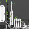 thumbnail image 1 of Xihbxyly Cepillo de Dientes Eléctrico, 8 Cabezales Incluidos, 5 Modos de Limpieza, Resistencia Al Agua Ipx7, Carga Rápida, Batería de 60 Días, Ideal para Viajes, Blanco, Negro, Verde, Rosa, 22 X 2,5, 1 of 7