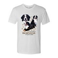thumbnail image 2 of Wild Bobby, If It's Not a Bernese It's Just a Gift | Mens Lover Premium Tri Blend T-Shirt, Heather White, Small, 2 of 3