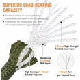 thumbnail image 3 of Double Braided Arborist Rigging Rope - 1/2 in X 100 ft 48 Strands Rappelling Outdoor Pulling Heavy Duty Polyester Bull Rope for Swing Tree Work Camping Rescue Hiking - Army Green, 3 of 6