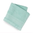 thumbnail image 1 of hometrends Solid 100% Cotton Washcloth, 1 Piece, 550 GSM, Highly Absorbent & Soft Bathroom Washcloth, Light Teal, 1 of 3