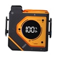 thumbnail image 2 of Ventilador de cintura portátil, para colgar en la cintura, ventilador de refrigeración portátil multiusos resistente para mochilero al aire 5000mAh Naranja, 2 of 8