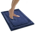 Better Homes & Gardens Thick & Plush 2Piece Bath Rug Set, Navy