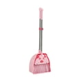 thumbnail image 1 of Juego de escoba y recogedor pequeño, juego de limpieza para niños, juguetes de limpieza, regalo, juguete educativo. Rosa, 1 of 9