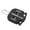 A001- Black, variant on Golf Stroke Counter, Press - Type 2 - Player Golf Scorekeeper with Chain, for Mini Golf, Backyard Games, Golf Practice