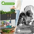 thumbnail image 5 of Yacona Metal Raised Garden Bed with Wheels, Outdoor Planter Boxes for Vegetables and Flowers, 51×26×32in, Black, 5 of 7