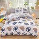 thumbnail image 2 of Azul a cuadros Oso Naranja Dog Bedding Sets, 2 of 5