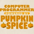 thumbnail image 2 of CafePress - Computer Programmer Powered By Pumpkin Spice Tote - Unisex Canvas Tote Bag, Beige, 1-Piece, 2 of 6