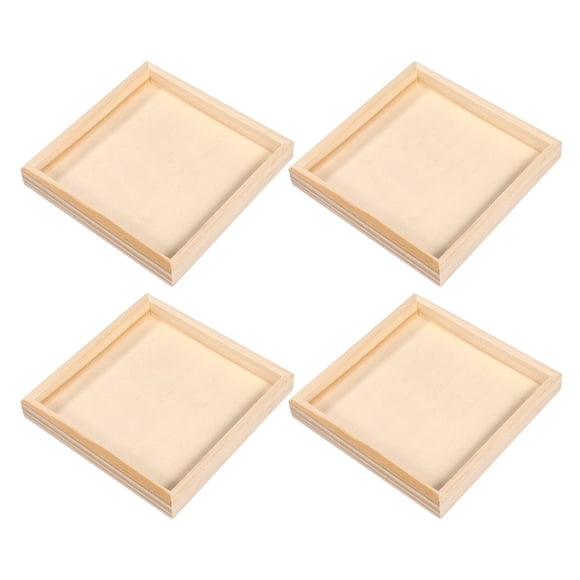 LEEYNEER Puzzle Jigsaw Board Tray Organizer Trays Storage Portable Sorting Table Wooden Accessories Wood Small Sorter Supplies