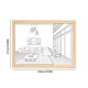 thumbnail image 3 of Marcos De Imagen Luz Nocturna Pintura decorativa acrílica, luz nocturna, ilustraciones de pared, marco de pintura de sombra ligera, 3 of 7