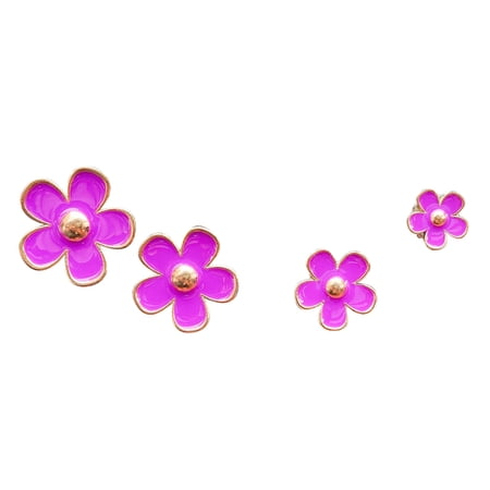 4x Car Air Vent Clip Delicate Air Conditioning Outlet Diffuser Violet