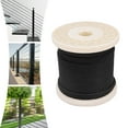 thumbnail image 2 of 316 Stainless Steel Wire Rope, 220ft Long, 7x7 Strand Structure, Breaking Strength 1400lbs, Smooth Surface, , Rust-resistant for Indoor & Outdoor Use, 2 of 6