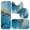 Blue and Gold Marble Pattern, variant on Blue and Gold Marble Pattern Bathroom Rug Set 4 Piece,Includes Contour,Lid Cover,Bath Mat,Non-Slip Extra Soft Absorbent Washable