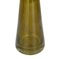 thumbnail image 4 of DecMode 3 Candle Green Glass Pillar Candle Holder, Set of 3, 4 of 12