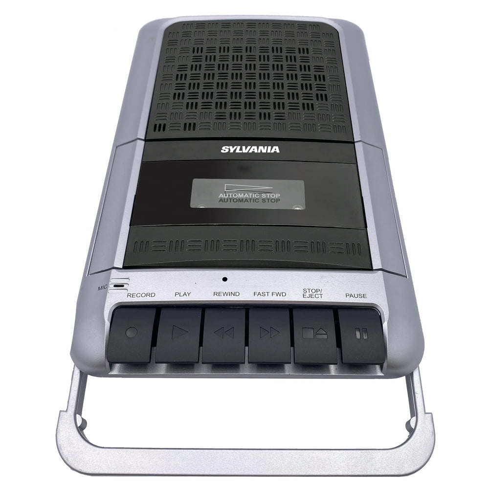 SYLVANIA SRC124 CASSETTE PLAYER / TAPE RECORDER WITH FREESTANDING