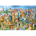 thumbnail image 1 of Rompecabezas Buffalo Games World Landmarks 2000 piezas, 1 of 8