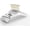 Clear with Gold Hook, variant on DEILSY White Hangers 50 Pack - Thin slim Space Saving, Plastic Hangers, Non Velvet Plastic hanger for Closet Organization Hanger for clothes adult