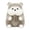 A, variant on 17cm Light Gray Plush Bear Toy Made with Eco-Friendly PP Cotton Filling for Home Decor and Holiday Gifts