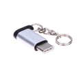 thumbnail image 1 of Conector macho USB 3.1 tipo C de metal a adaptador de datos hembra Micro USB 2.0 de 5 pines, 1 of 6