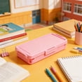 thumbnail image 2 of Pencil Box Macaron Color Sketch Pencil Case, Plastic Storage Box for Art Students, 2 of 5