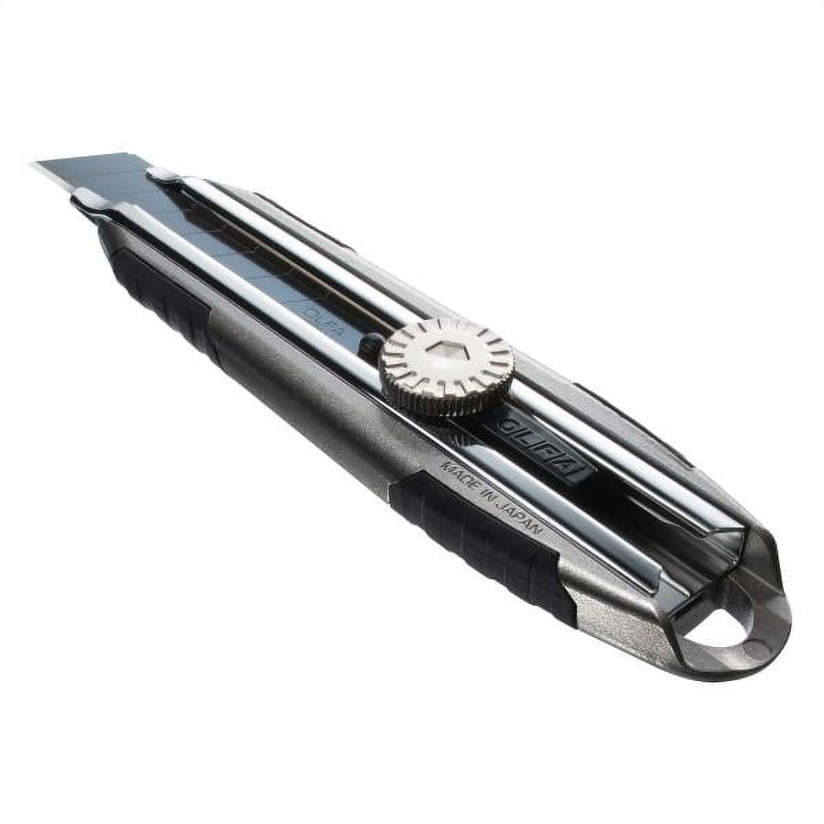Olfa MXP-AL Die-Cast Aluminum, Rubber Grip Auto-Lock Utility Knife