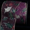 thumbnail image 2 of The Ribbon People Pink and Green Large Mistletoe Wired Craft Ribbon 3" x 20 Yards, 2 of 2