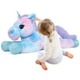 thumbnail image 6 of MaoGoLan 43" Big Unicorn Stuffed Animal Plush Giant Soft Unicorn Pillow Toy, 6 of 8