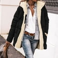 thumbnail image 2 of Tiqkatyck Womens Long Sleeve Tops Clearance Women Fashion Hooded Sleeveless Sweater Vest Blouse Shirts Coats For Women Sweatshirt Womens Clothes Coats For Women Black, 2 of 9