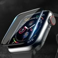thumbnail image 3 of 2 Pcs Soft Glass For Apple Watch 7 45mm 41mm iWatch series 6 5 4 3 se 44mm 40mm 42mm 38mm 9D HD Full Film Apple watch Screen Protector, 3 of 6