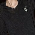 thumbnail image 4 of K-KED White Spider Silver Plated Fashion Brooches Delicate Jewelry Elegant Crystal Brooch PO:yq, 4 of 9