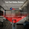 thumbnail image 3 of CNKOO Hidden Camera Detector Spy Camera Finder for Hotels  RF Detectors for Travel Portable  5 Levels Sensitivity 3 Modes  Camera Detector for Hotels  Home  Office  Black, 3 of 6