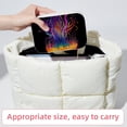 thumbnail image 6 of Jellyfish Velvet Portable Jewelry Stand with Removable Compartment - Travel Organizer, Earring Holder, and Organizer Box - Gift, 6 of 7