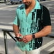 thumbnail image 1 of Camisa de manga corta de verano para hombre con botones informal cómoda de material suave con gráficos en HD gran oferta nueva camisa de manga corta, 1 of 6