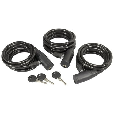 Hunters Specialties 6' Cable Lock with Key Lock 3-Pack