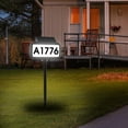 Tongina LED Illuminated Address Plaque with Stake House Number Light