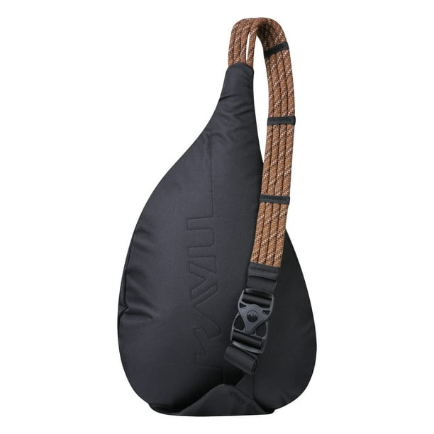 KAVU Rope Sling Compact Lightweight Crossbody Bag Jet Black