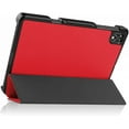 thumbnail image 2 of For Lenovo Legion Y700 8.8 Inch Tri-Fold Smart Tablet Case, Slim Case Multi-View Stand Hard Shell Case Cover Auto Sleep/Wake Cover for Tablet(Color:Red), 2 of 4