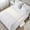 Cream, variant on Purple Striped Bed Runner, Satin Bed Throw Runner for Queen Size Beds, Modern Farmhouse Purple White Stripes Decorative Bedding Scarf for Bedroom Hotel Wedding Room Guestrooms 94"x20"