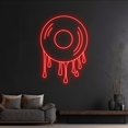 thumbnail image 2 of Handmadetneonsign Custom Dripping Record Disc Led Sign, Dripping Disc Neon Light, DJ Neon Sign, 2 of 5