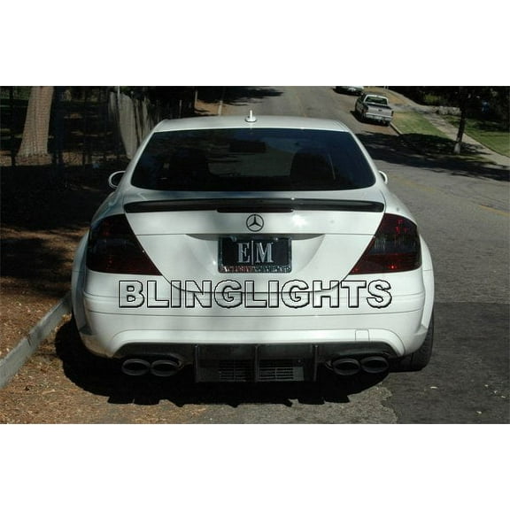 For 2006 2007 2008 2009 Mercedes-Benz CLK350 Smoked Taillamps Taillights Tail Lamps Tint Film Overlays