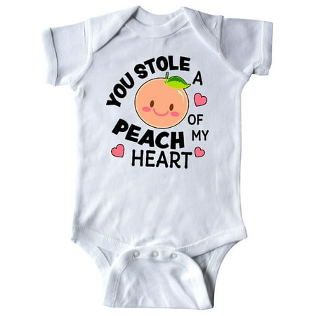 

Inktastic You Stole a Peach of My Heart with Cute Peach Gift Baby Boy or Baby Girl Bodysuit